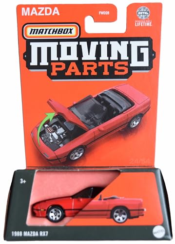 Matchbox 1988 Mazda RX7, Moving Parts [red], FWD28
