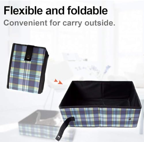 Flagest Lettiera per Gatti Pieghevole -Lettiera