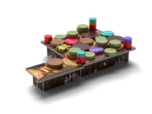 Kabuto Sumo: Sakura Slam Board Game, Coin-Pushing Sequel, 2-4 Players by BOARD GAME TABLES.COM - Used condition - Image 8