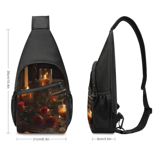 Mochila tipo sling casual para excursiones y uso diario miniatura 2