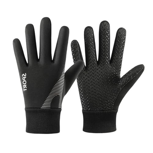 Guanti neri caldi, guanti per bambini, guanti da corsa per sport motoristici, guanti da moto fuoristrada, guanti da ciclismo invernali, guanti da trekking e guanti sportivi per bambini all'aperto