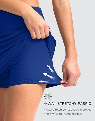 Image of G Gradual Women's 16 inch Swim Skirt with Pockets High Waisted Tummy Control Modest Swimsuit Bathing Suit Bottoms for Women