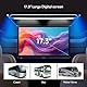 XTRONS 17,3“ Digital TFT FHD 16:9 Bildschirm für Auto Bus unterstützt 1080P Video Auto Overhead Player Auto Monitor mit HDMI Port Automosphäre LED Licht Windows CE für Urlaub (CM173HD)