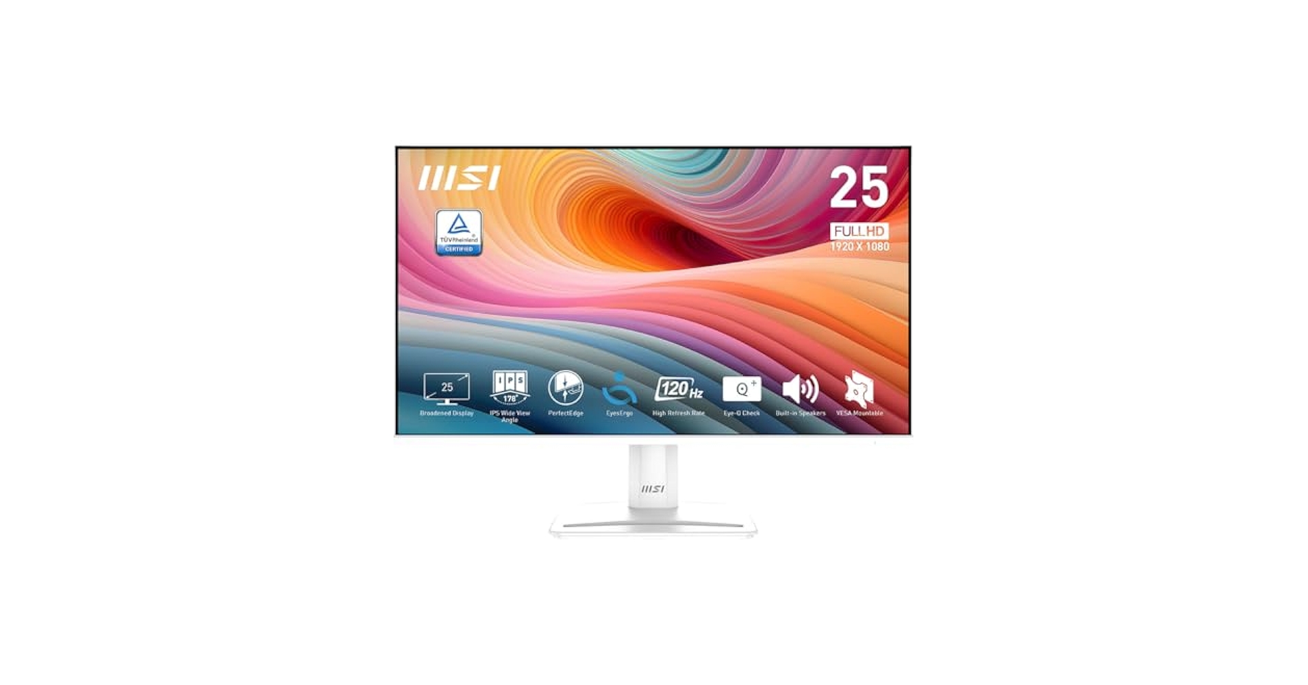 MSI PRO MP251W E2 120hz ホワイトモニター 24-475-436-01.jpg
