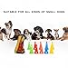 plzzree Dog Jump Agility Training Set Puppy Agility Training Hurdle 10 Cones & 5 Poles Combo for Backyard Adjustable Obstacle Training Course Equipment Outdoor Indoor