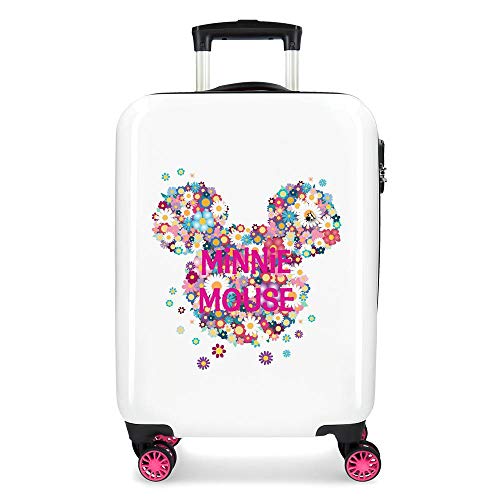 Maleta de cabina Minnie rígida 55cm Sunny Day Flores Fucsia
