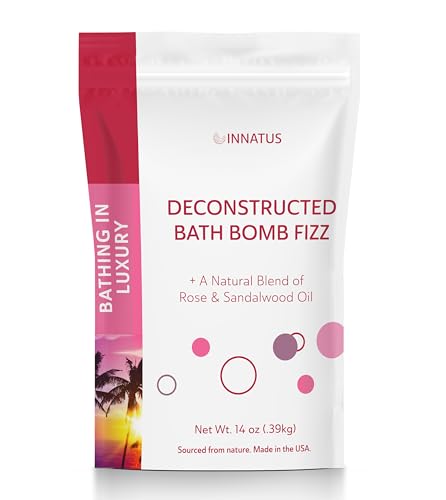 Sea Salt Fizzy Deconstructed Sleeping Beauty Bath Bomb – 14oz Bath Fizz – Infused with Natural Oils for Deep Relaxation (Peppermint)