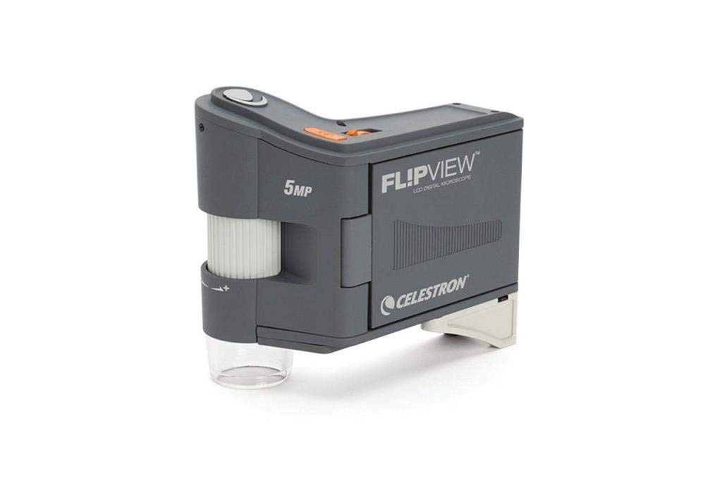 Celestron44314 FlipView Handheld LCD Microscope (Grey)