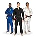 Sanabul Highlights Professional Competition BJJ Jiu Jitsu Gi IBJJF Approved See Special Sizing Guide (AllBlack, A1)