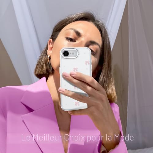 Coque iPhone 16e durable anti-jaunissement protégeant des chocs et rayures - 7