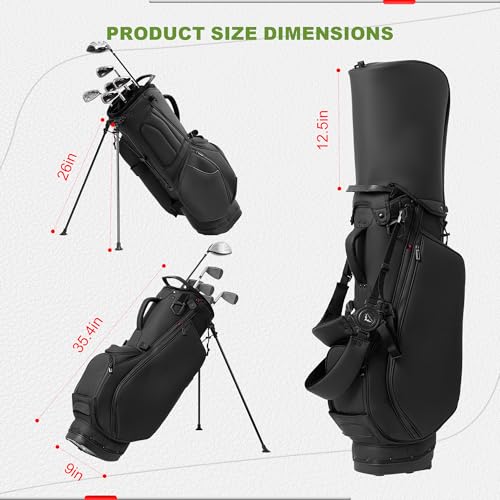 uniHimal Premier 14-Way Stand Bag Black