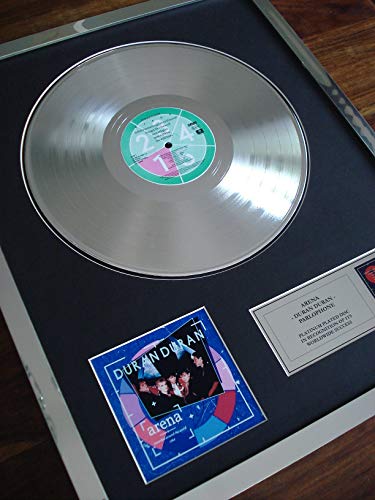 DURAN DURAN ARENA LP PLATINUM PLATED DISC RECORD AWARD ALBUM