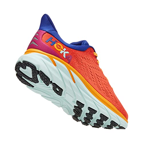 HOKA Women's Bondi 8 Shoes, Outer Space Vallarta Blue, 12 AU