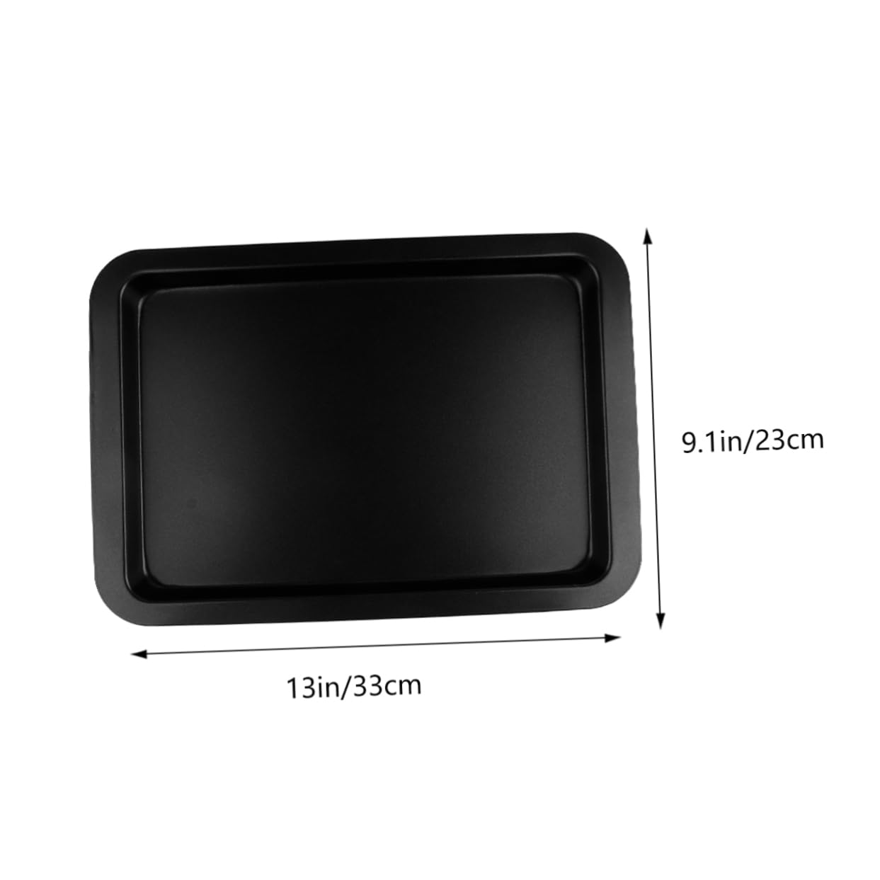 CIYODO 1set Non-stick Rectangular Baking Pans Bakeware for Bread and Cakes High Strength and Black