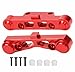Aluminum Front Rear Suspension Arm Mount for Arrma 1/8 kraton/Outcast/Typhon 6s, 1/7 Felony/Infraction 6s Upgrade Part（Red）