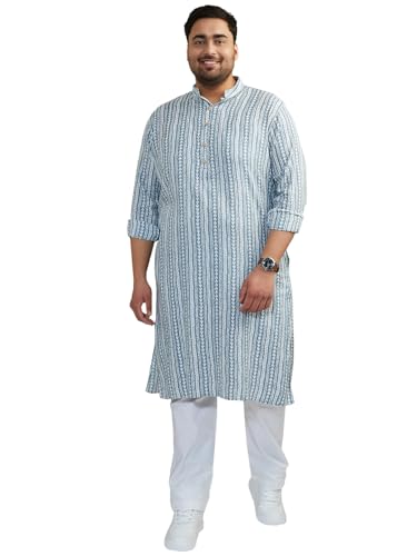 Kurta pyjama en coton pour mariage oriental et cérémonies ethniques Vastramay 4XL