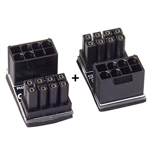 Chenyang CY-PW-009 Atx 8Pin Female To 8Pin Male 180 Degree Angled Adapter thumb #6