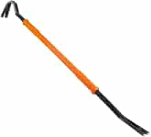 Klein Tools 66097 42-Inch Gooseneck Wrecking Bar and Nail