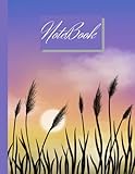 Notebook: Sunset Print Composition Notebook - College Ruled: 120 Pages - Large 8.5 x 11