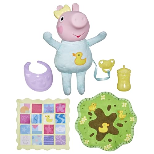 Peppa Pig Grunz und Kuschel Evie interaktive Babypuppe