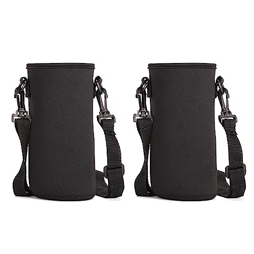 TSHAOUN 2 Stück 750 ml Outdoor-Sport-Wasserflaschen-Tragetasche aus...