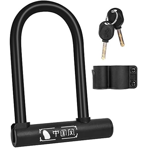 Bike U-Lock with High Security and Waterproof Cover Cover