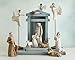 Willow Tree Crèche for The Classic Nativity, Four-Part Assembly Wood Backdrop Shelters Holy Family, Build a Holiday Tradition with Nativity Collection, Hand-Painted Accessory