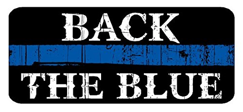 Back The Blue (D5) Thin Blue Line Cop Police Sheriff Trooper Vinyl Decal Sticker Car Window 5