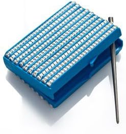 Cable Marker Cassette with 500 Black-on-White Cable Markers & Applicator