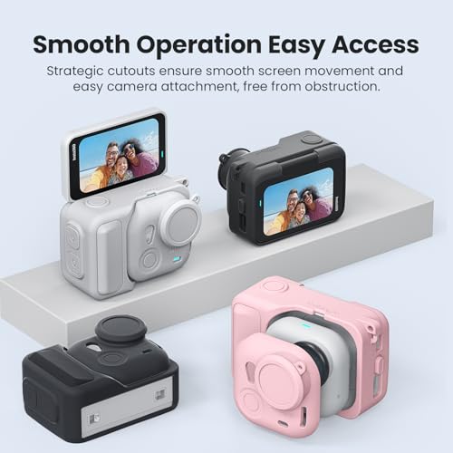 Set de fundas de silicona para Insta360 Go Ultra miniatura 4