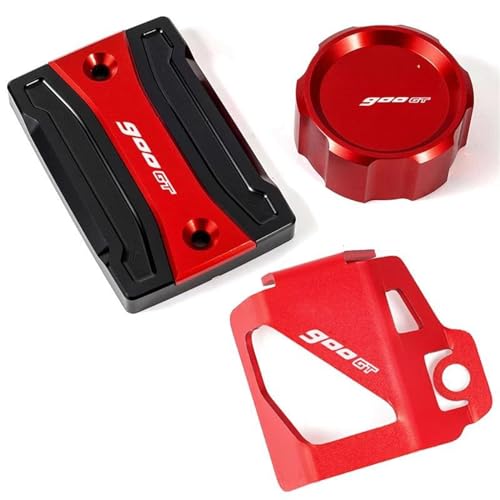Tapas de líquido de frenos Tracer 900 GT: protección integral en carretera con juego negro 4