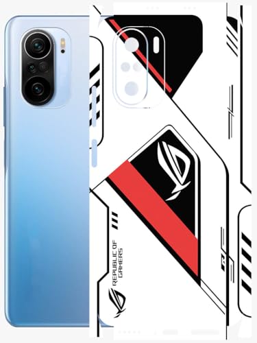 Image of AtOdds - Full Body Back Screen Guard Protector Film - Lamination Wrap Skin Sticker Compatible with XIAOMI Mi 11X PRO | Scratchproof Matte Finish (RogRed)
