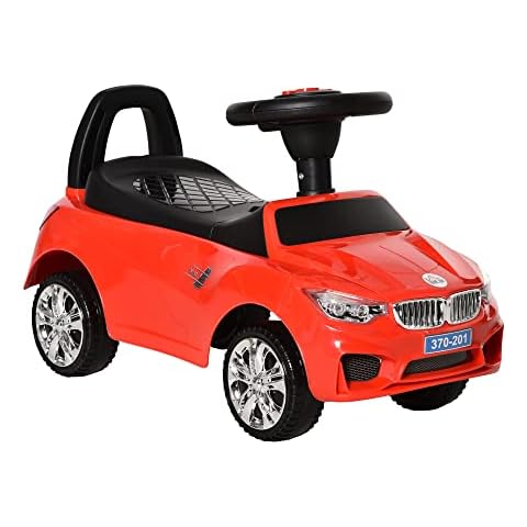 HOMCOM Ride-On Car for Toddlers with Music Cover