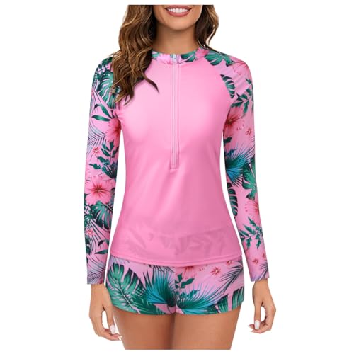 Maillot de bain Rash Guard à manches longues modeste pour femme