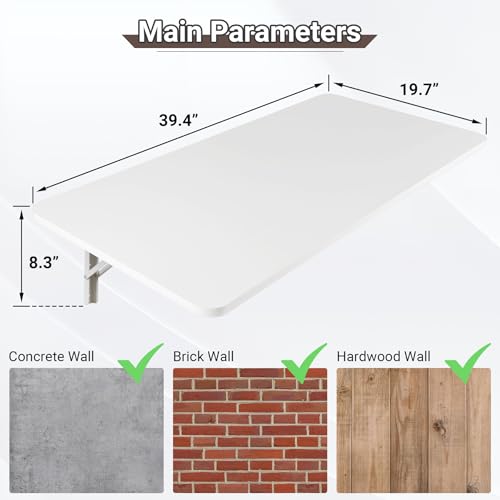 Neoaider Wall Mounted Folding Table thumbnail 3