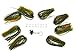 Harmony Fishing - Skirt Beads (Quickly and Easily add a Skirt to Your Fishing Lures/baits) (8 Pack w/Skirts (Shad))