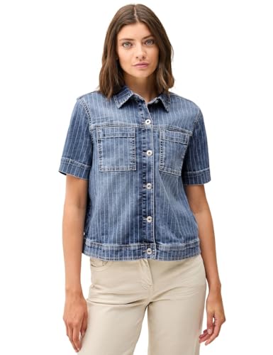 Survêtement en denim à rayures Cecil pour silhouette élancée