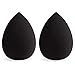 BEAKEY 2+1 Pcs Makeup Sponges with Makeup Foundation Brush, Professional Foundation Beauty Sponge and Makeup Brush for Liquid, Cream and Powder (2 Sponges + 1 Foundation Brush)