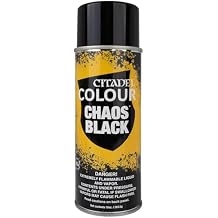 Citadel Chaos Model Spray Paint, Black, 10 Oz