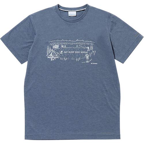 マウンテンズアーコーリング ショートスリーブ Tシャツ PM0035 Tシャツ メンズ M Columbia Navy, Lake