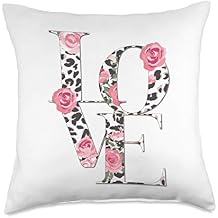 flower. pink flowers. cute. pretty. beautiful. simple. white Throw Pillow