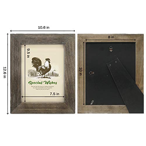 IKEREE-8×10-Rustic-Farmhouse-Distressed-Picture-Frame-Weathered-Grey-Built-in-Easel-for-Tabletop-or-Wall-Mounting-Display IKEREE 8×10 Rustic Farmhouse Distressed Picture Frame Weathered Grey Built in Easel for Tabletop or Wall Mounting Display