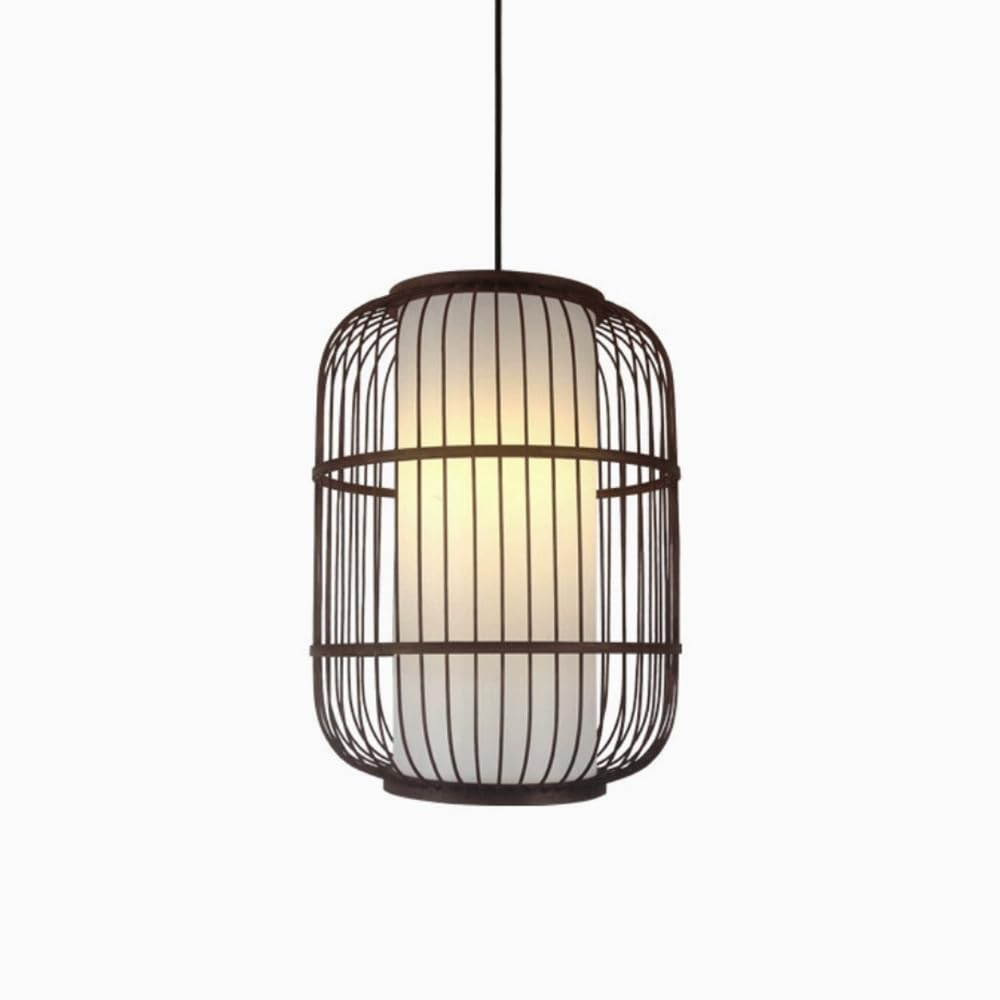 Chungyang Multicolor Kitchen Pendant Lighting Hand Knitted Bamboo Pendant Lamp Adjustable Hanging Cord Vintage Japanese Restaurant Hanging Light Boho Bamboo Chandelier Light Fixture For Kitchen Island Dining Roo