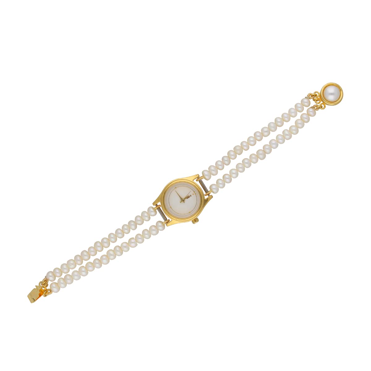Sri Jagdamba Pearls Wafiya 2 Lines Pearl Wrist Watch (B0B3JKNZFL) Amazon Price History, Amazon Price Tracker