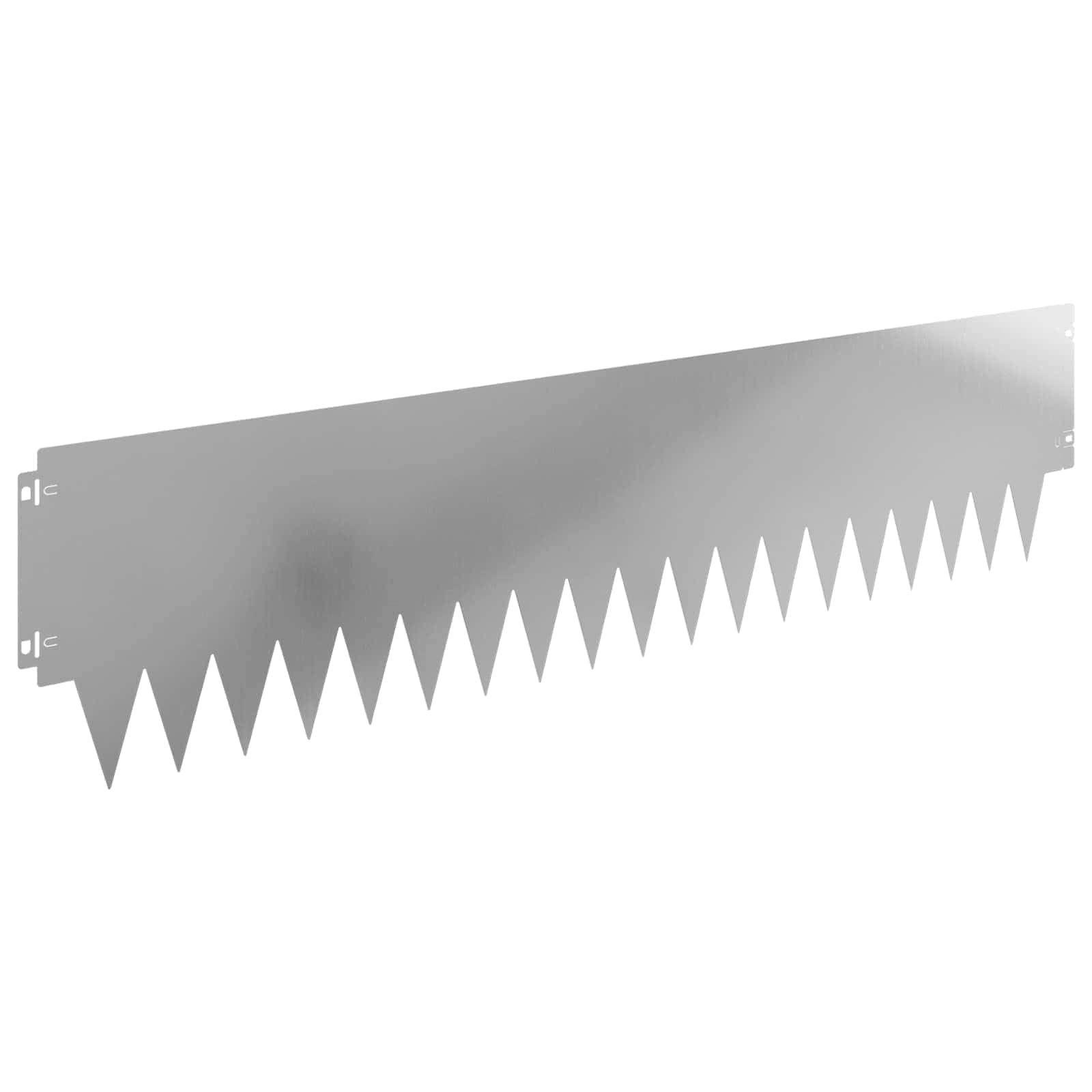 Lot de 20 bordures de gazon en acier pour jardin