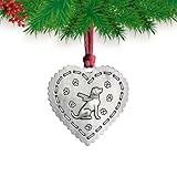 Christmas Ornaments 2025,Xmas Keepsake Pendant, Christmas Tree Ornament Handcrafted Metal DIY Hanging Craft Collectibles for Xmas Trees Home Party Party Gifts (Dog)