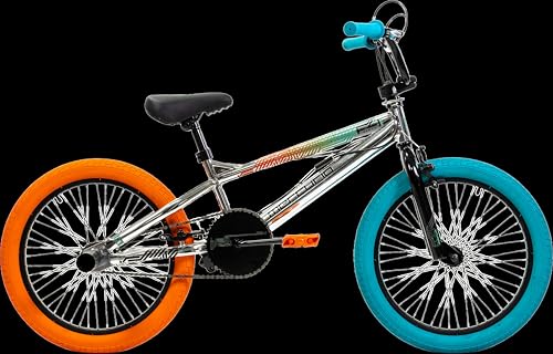 Mercurio Bicicleta BMX Magnum R20 1 Velocidad Cromo-Degradado Ideal para Acrobacias