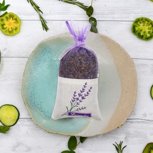 Balacoo bolsas de algodón para sachet lavanda 30 pcs miniatura 2
