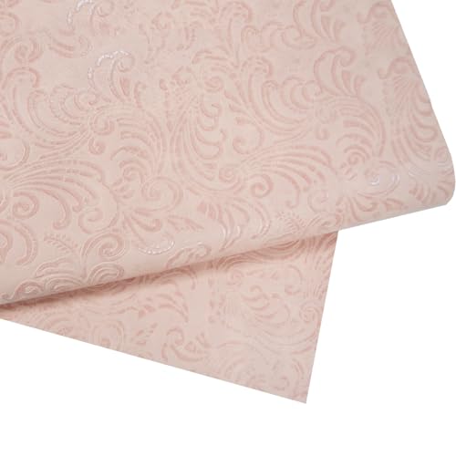 Tissu similicuir pour projet de bricolage et confection de portefeuille rose personnalisé