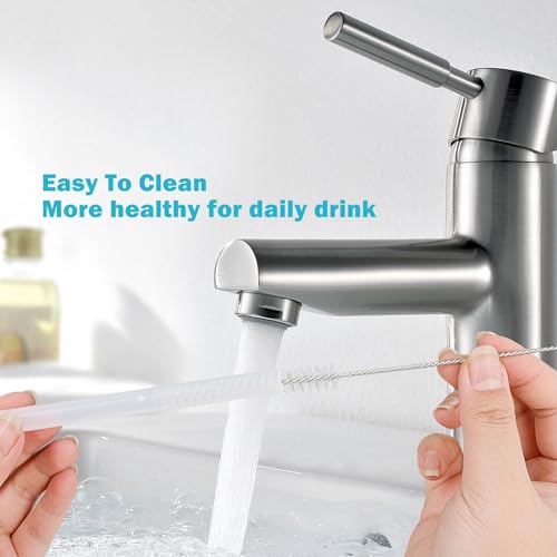 Image of LUCKINEE 6pcs Replacement Straws for Hydro Flask Wide Mouth 16-64oz